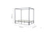 Farringdon Metal 4 Poster Bed